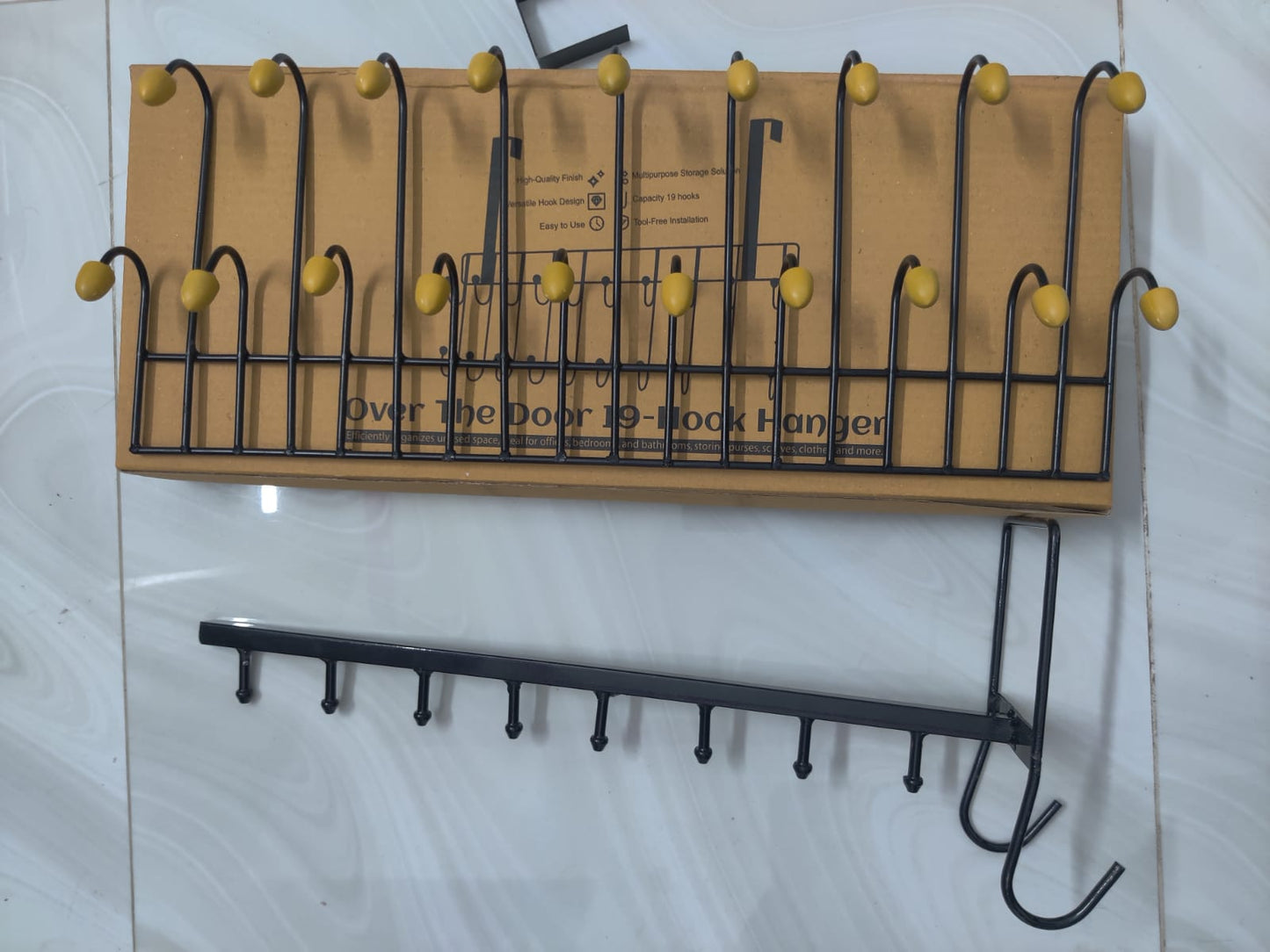 19 Hook Door Hanger + Grill Hanger Combo Set