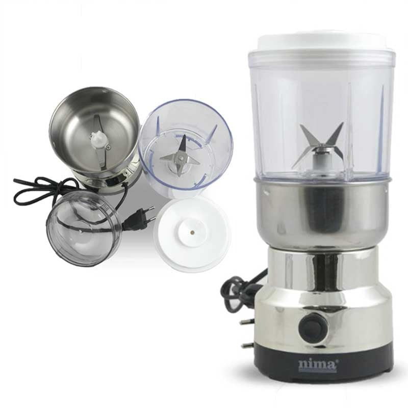 Nima 2 in 1 Electric Spice Grinder and Blender / রিচার্জেবল জুম এলইডি টর্চ – ব্যাটারি সহ