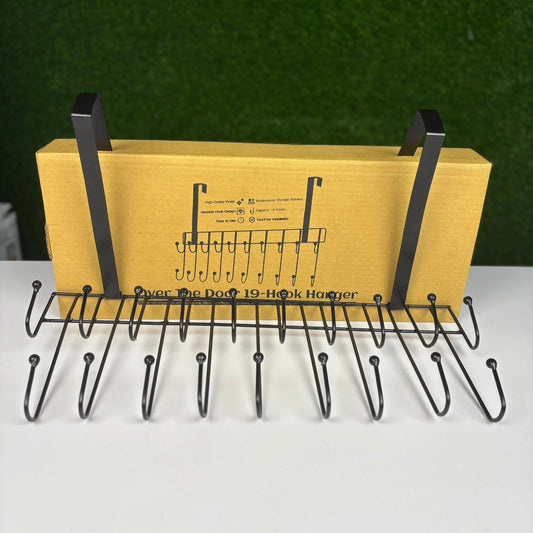 Over The Door 19-Hook Hanger / দরজার ওপরে লাগানো হুক হ্যাঙ্গার
