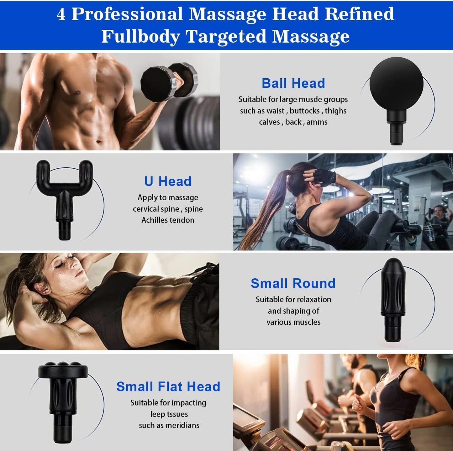 Massage Gun (Mini) / পোর্টেবল ম্যাসাজ গান