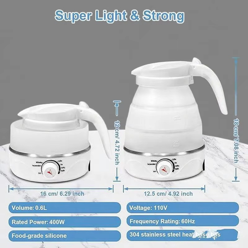 Foldable Travel Electric Kettle / ফোল্ডেবল ট্রাভেল ইলেকট্রিক কেটলি