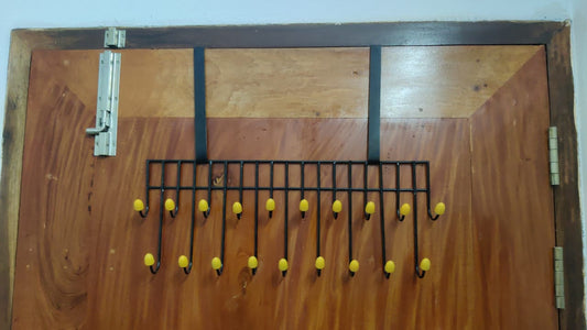 𝗢𝘃𝗲𝗿 𝗧𝗵𝗲 𝗗𝗼𝗼𝗿 𝟭𝟵-𝗛𝗼𝗼𝗸 𝗛𝗮𝗻𝗴𝗲𝗿 / দরজার ওপরে ঝুলানোর ১৯-হুকের হ্যাঙ্গার