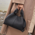 French Style PU Leather Dumpling Luxury Ladies Handbag