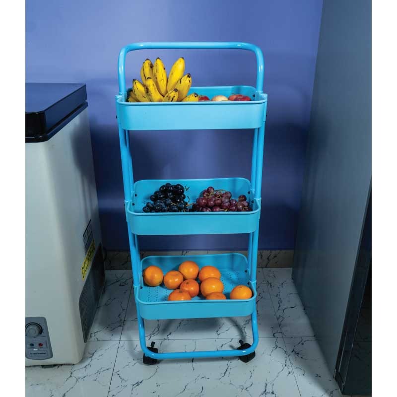 3 Layer Multipurpose Trolley Rack / ৩ স্তরের মাল্টিপারপাস ট্রলি র‍্যাক