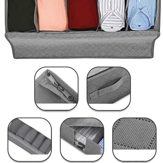 Portable Folding Under Bed Shoes Organiser / আন্ডার বেড শু অর্গানাইজার