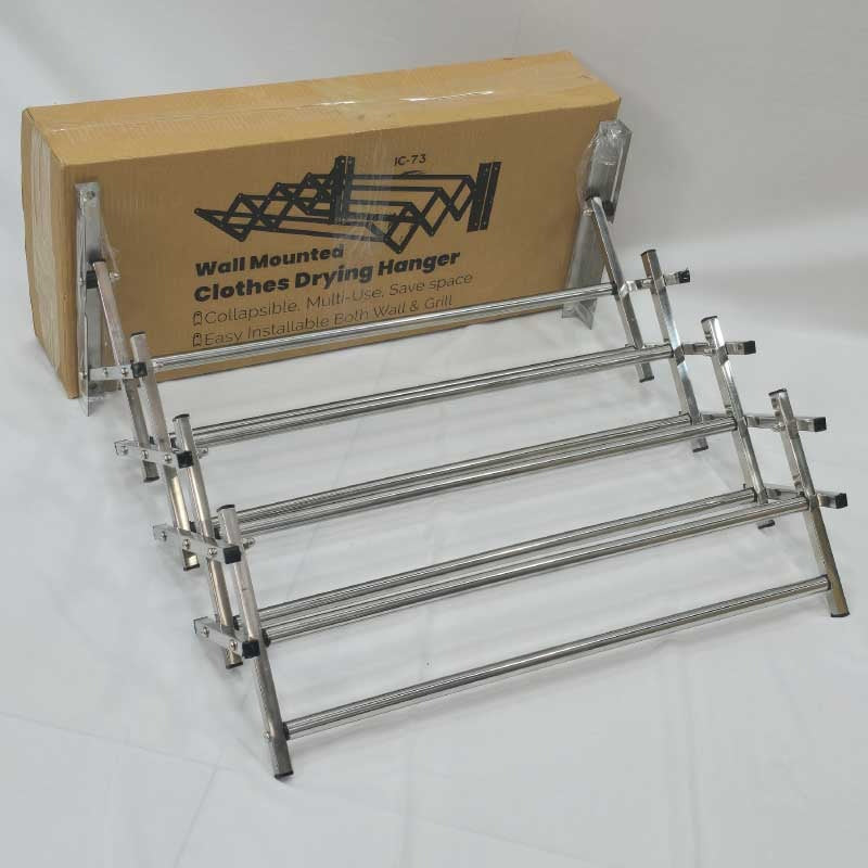 Wall Mounted Clothes Drying Hanger / দেয়ালে লাগানো কাপড় শুকানোর স্ট্যান্ড