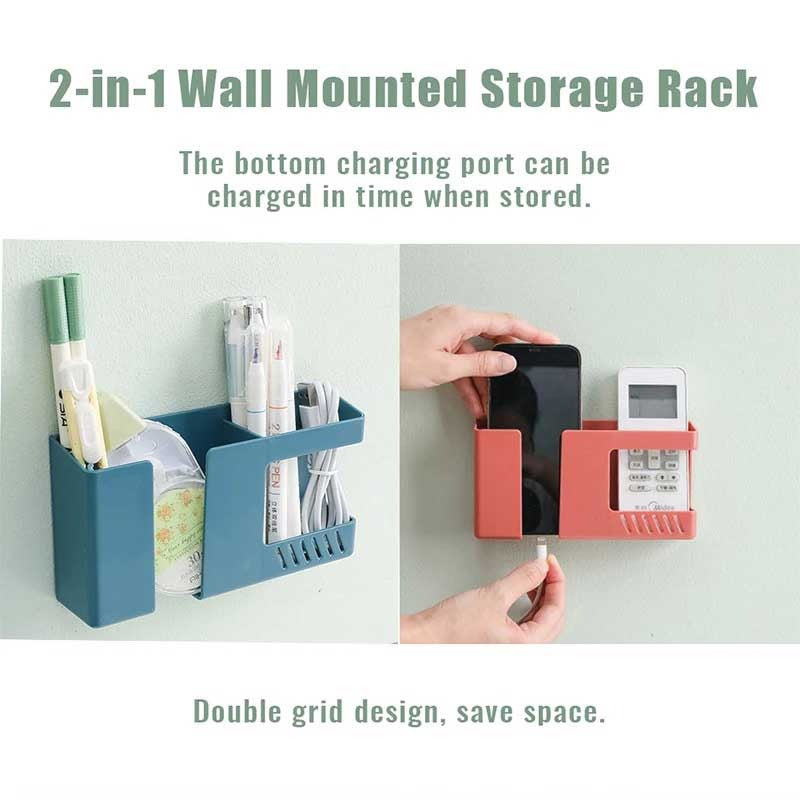 Wall Mounted Double Layer Phone Holder / দেয়ালে লাগানো দুই-স্তরের ফোন হোল্ডার