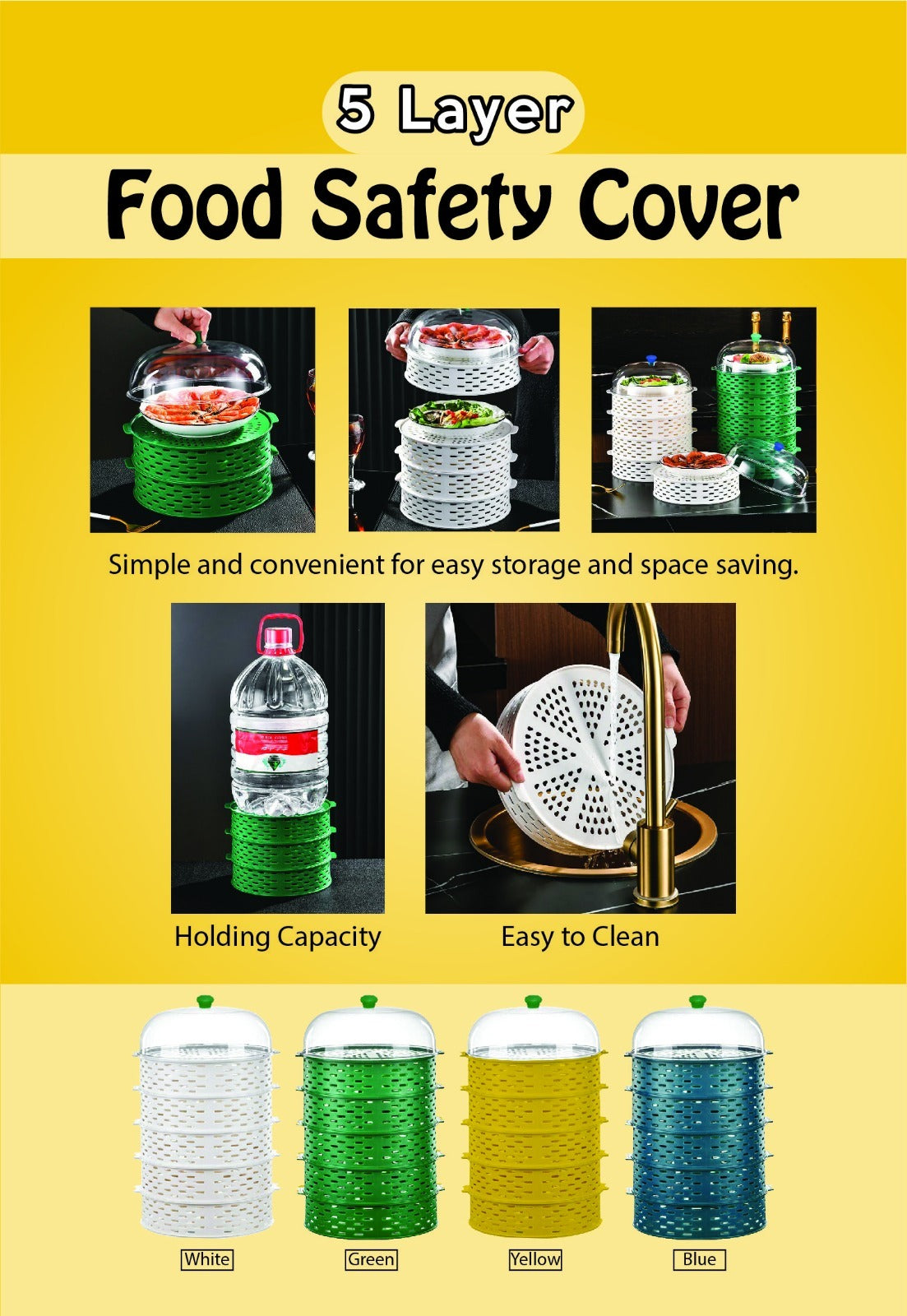 5 Layer Food Safety Cover / খাবারের সুরক্ষা কাভার
