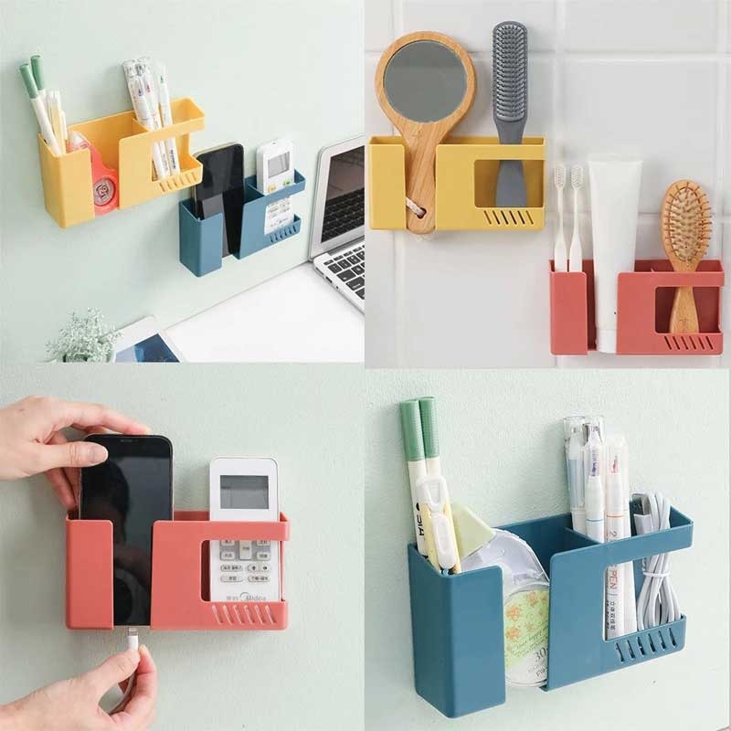 Wall Mounted Double Layer Phone Holder / দেয়ালে লাগানো দুই-স্তরের ফোন হোল্ডার