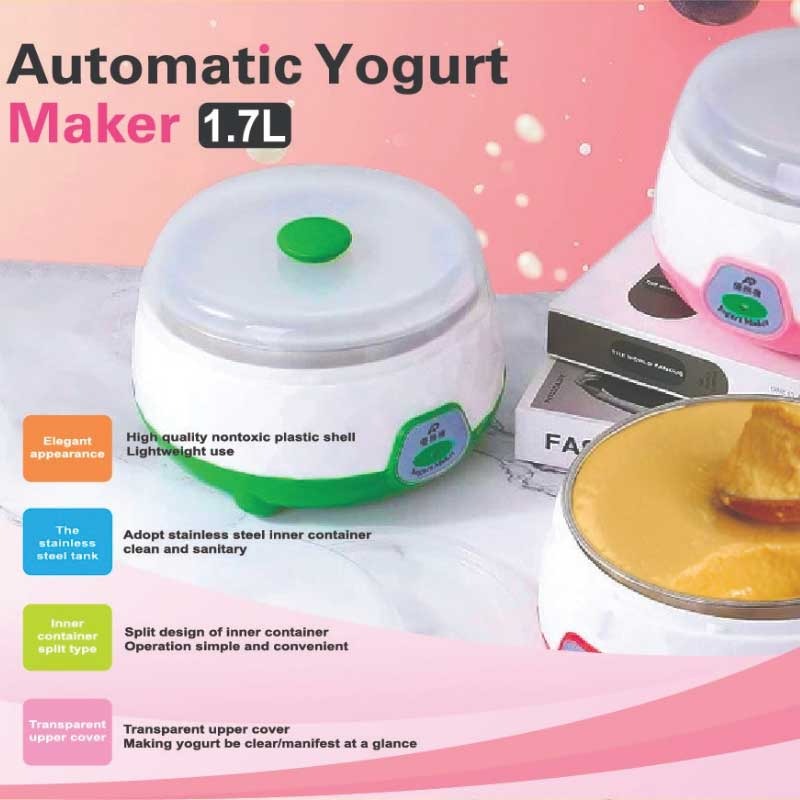 Automatic Yogurt Maker 1 L & 1.7L (Doi Maker) / অটোমেটিক দই মেকার ১ লিটার ও ১.৭ লিটার
