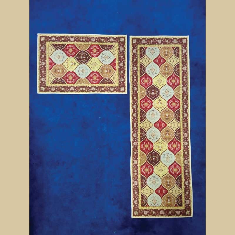 Carpet Set Kitchen Rugs Decoration ( 2 pcs Set ) / রান্নাঘরের কার্পেট সেট (২ পিস)