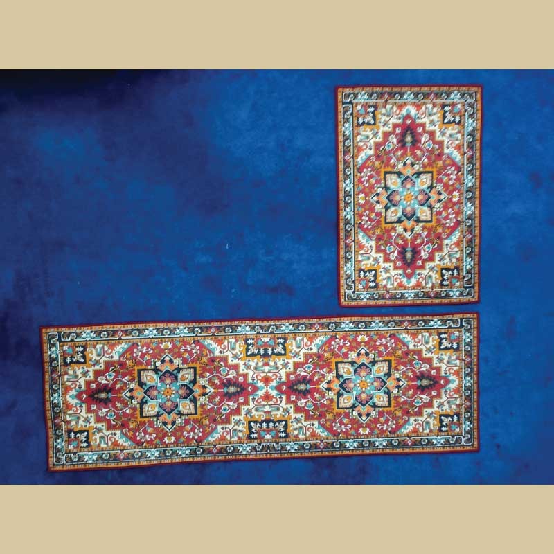 Carpet Set Kitchen Rugs Decoration ( 2 pcs Set ) / রান্নাঘরের কার্পেট সেট (২ পিস)