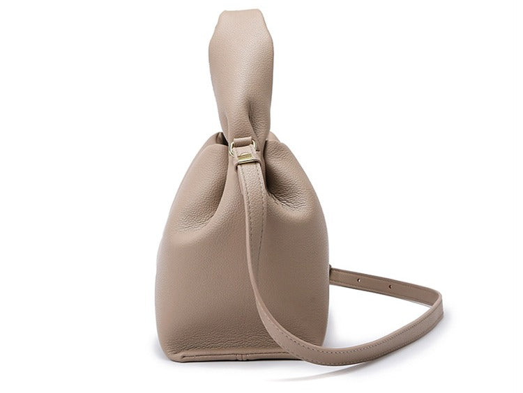 French Style PU Leather Dumpling Luxury Ladies Handbag