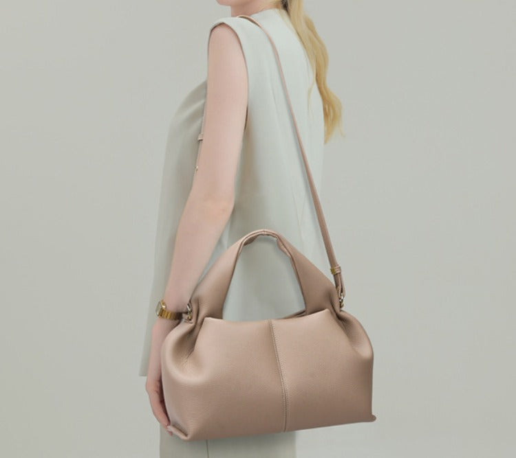 French Style PU Leather Dumpling Luxury Ladies Handbag