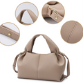 French Style PU Leather Dumpling Luxury Ladies Handbag
