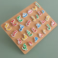 Kids Wooden Arabic Alphabet Puzzle Board