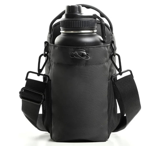 Gym Cross Body Magnetic Water Bottle Holder Bag